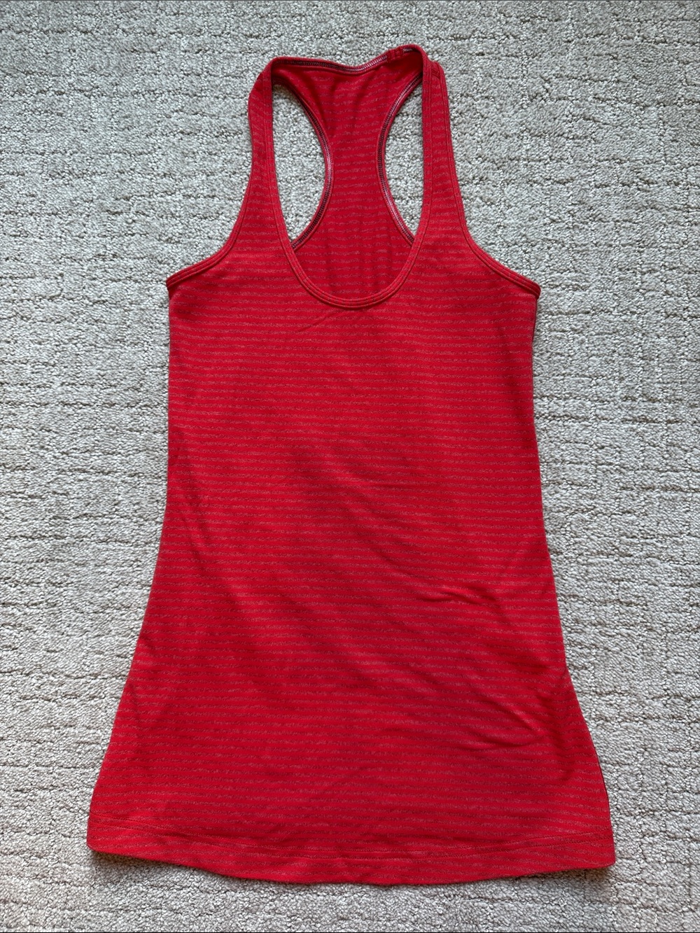 lululemon athletica Red Racerback Tank